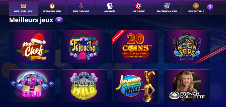 Vegas Plus Casino Meilleurs Jeux